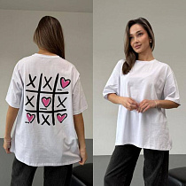 Футболка Arina 4192 white - делук