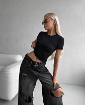 Футболка Arina 5148 black - делук