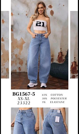 Джинсы Jeans Club BG1567-5 l.blue - делук