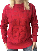 Свитер Elena&Vika 25408-1 red - делук