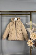 Куртка Delfinka 1107 beige - делук