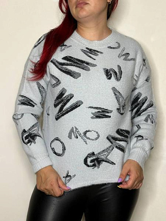 Свитер Kosta 59727 l.grey - делук