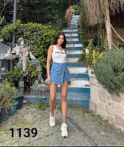 Шорты Jeans Style 2066-1139 blue - делук