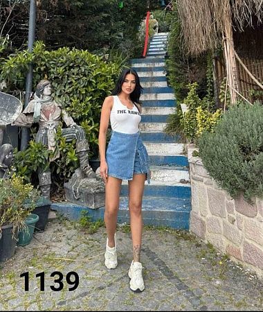 Шорты Jeans Style 2066-1139 blue - делук