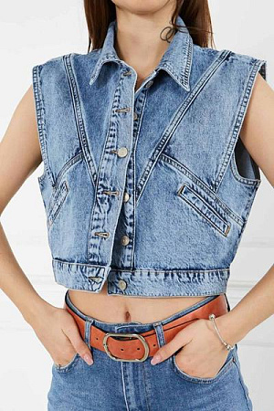 Жилетка Maxim Jeans 6303 blue - делук