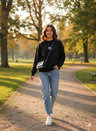 Свитер Newe 55-1 black - делук