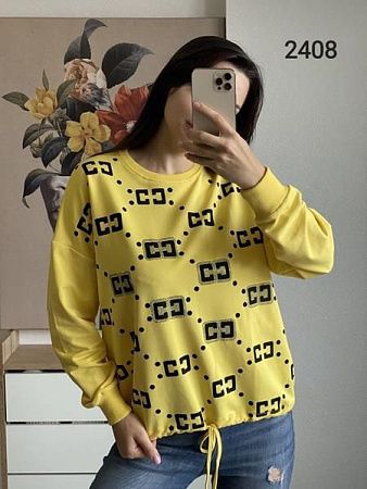 Свитер Fsn 2408 yellow - делук