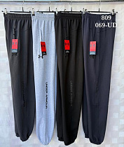 Штаны Спорт Shon S4431 black - делук