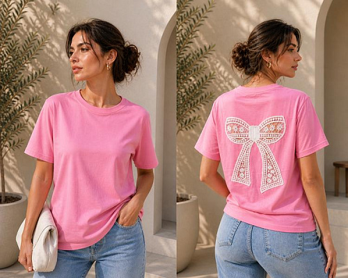 Футболка New Season F027 pink - делук
