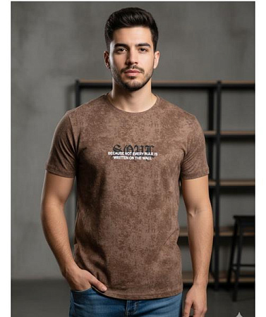 Футболка Style M.Clothes SM62 brown - делук