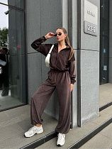 Костюм Спорт Arina 5164 brown - делук