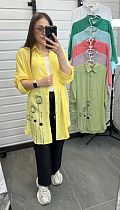 Рубашка Jjf 521 yellow - делук