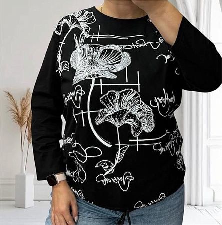 Свитер Levisha 27079 black - делук