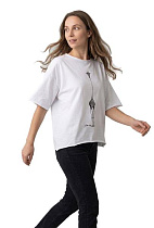 Футболка Fsn 7177 white - делук