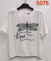 Футболка Lida 5075 white - делук
