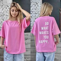 Футболка Karolina KR281 pink - делук