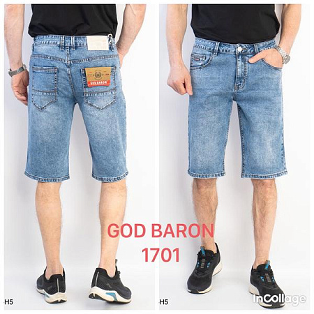 Шорты God Baron 1701 l.blue - делук