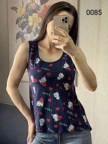 Майка Fsn 0085-1 navy - делук