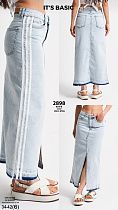 Юбка Jeans Style 2898-4S4 l.blue - делук