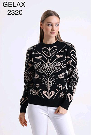 Свитер Julia 2320 black - делук