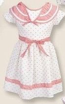 Платье Baby Boom 2401 white-pink - делук