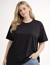 Футболка Elena&Vika 26001 black - делук