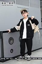 Костюм Спорт Delfinka 99017 black-beige - делук