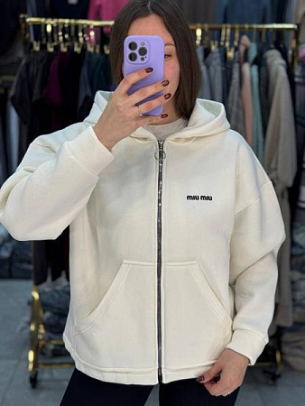 Кофта Спорт Arina 4252 white - делук