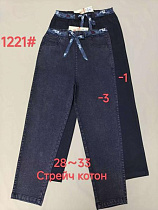 Джинсы Immei 1221-1 black - делук