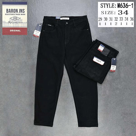 Джинсы God Baron M636-1 black - делук