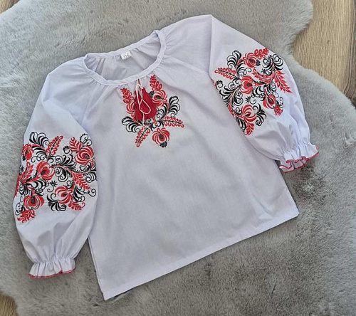 Вышиванка Limerense LM160 white - делук