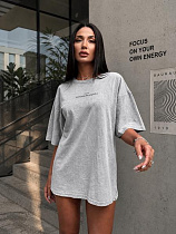 Футболка New Season FV045 l.grey - делук