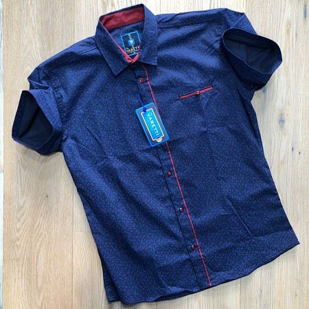 Рубашка No Brand 2147 navy - делук