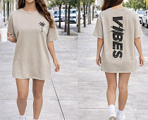 Футболка Elena&Vika 25077 beige - делук