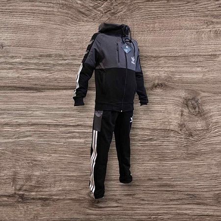 Костюм Спорт Sevim SV1257 black-d.grey - делук