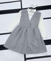 Платье Kosmy 554 grey - делук