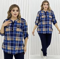 Блузка Bugrova B24 blue Блузка Bugrova B24 blue - делук