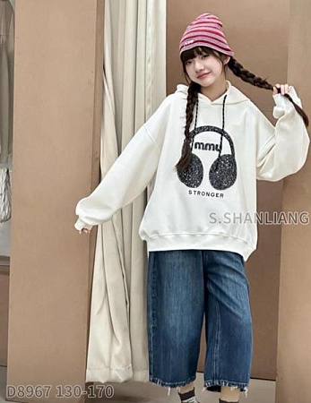 Свитер Meloria D8967 white - делук