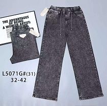 Джинсы Lili L5071G grey - делук