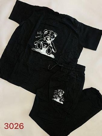 Костюм Спорт Fsn 3026 black - делук