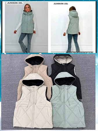 Жилетка Dorimodes JL9686 d.beige - делук