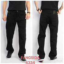 Джинсы Fangsida 4334 black - делук