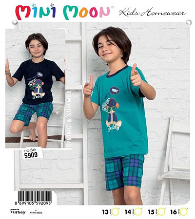 Пижама Disneyopt Kids DS354-5909 black (13-16) - делук