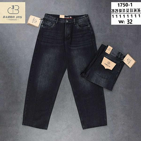 Джинсы Baron Jeans 1750-1 black - делук