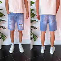 Шорты Three Black 2263 l.blue - делук