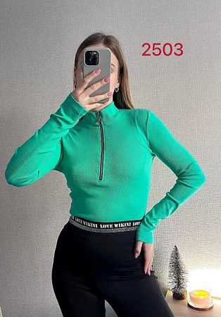 Свитер Fsn 2503 green - делук