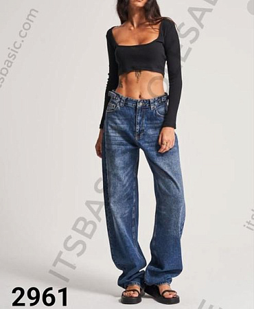 Джинсы Jeans Style 2961-2W5-5 blue - делук