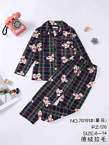 Пижама Brilliant B70190 green - делук