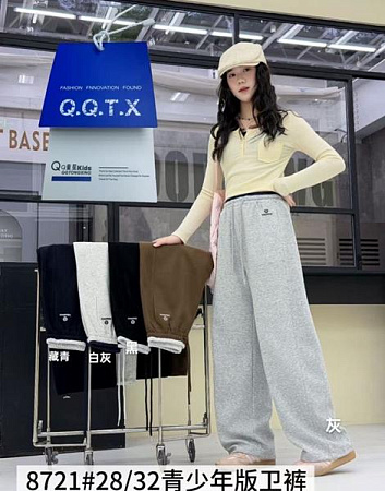 Штаны Спорт Chicwear 8721 brown - делук