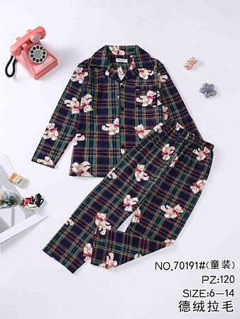 Пижама Brilliant B70190 green - делук